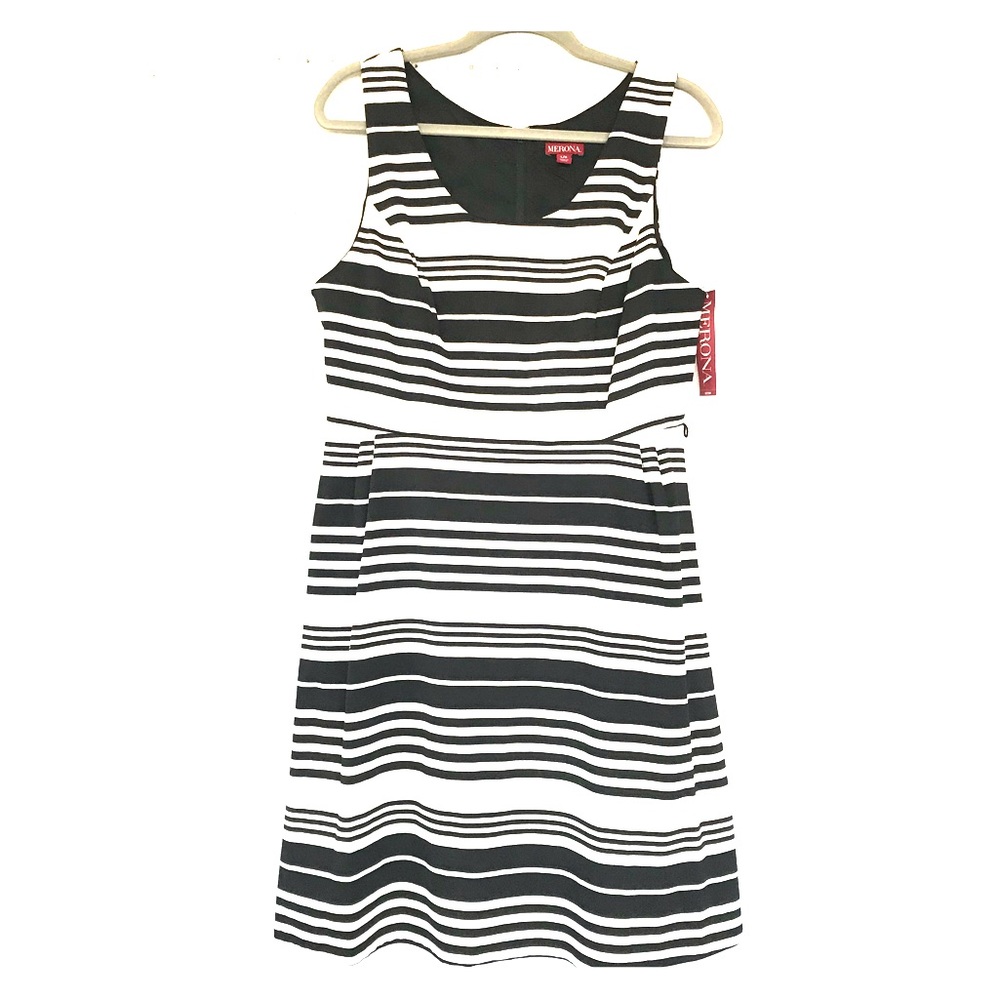 Striped A-Line Dress